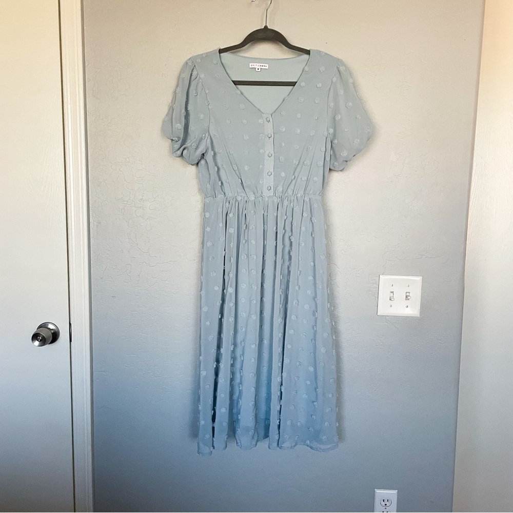 COPY - Gray Blue Baltic Born dress worn once